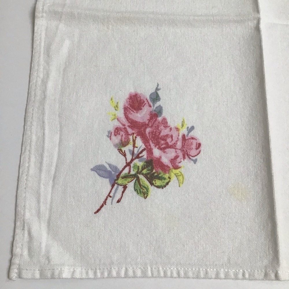 Biltmore Estate Floral Napkins SET OF 3 Thick Cotton Bread Basket Liners Cottage - Picture 8 of 12